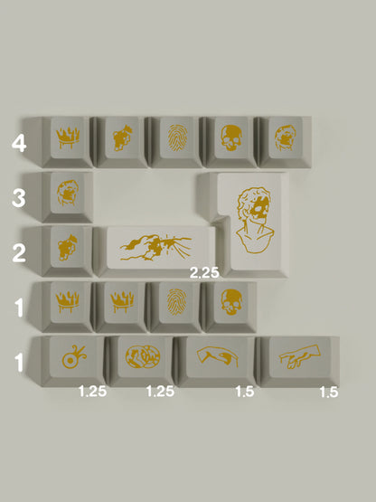 Midas keycap set detail 10
