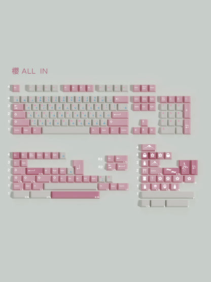 Walker Sakura keycap set detail 7