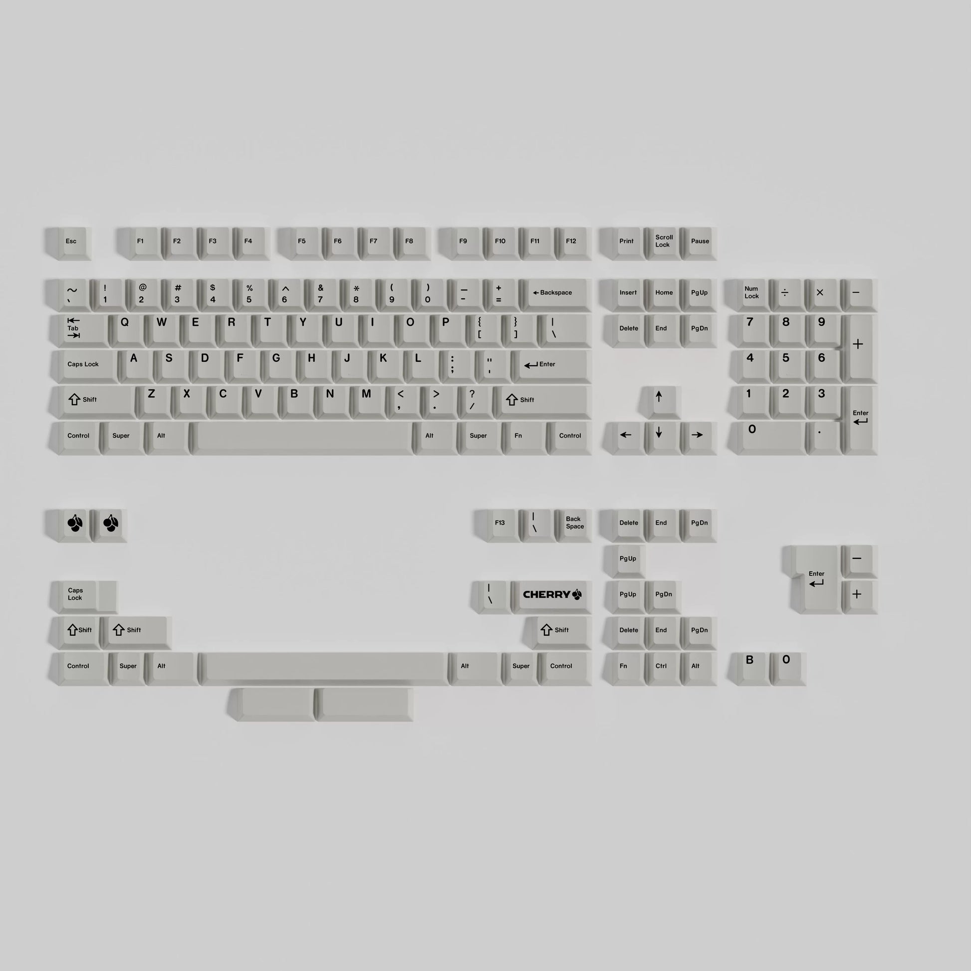 Vintage Style keycap set detail 6