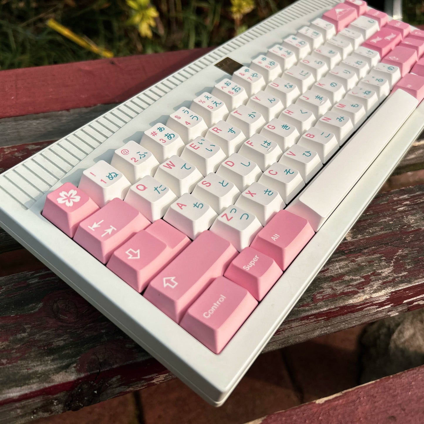 Walker Sakura keycap set close-up