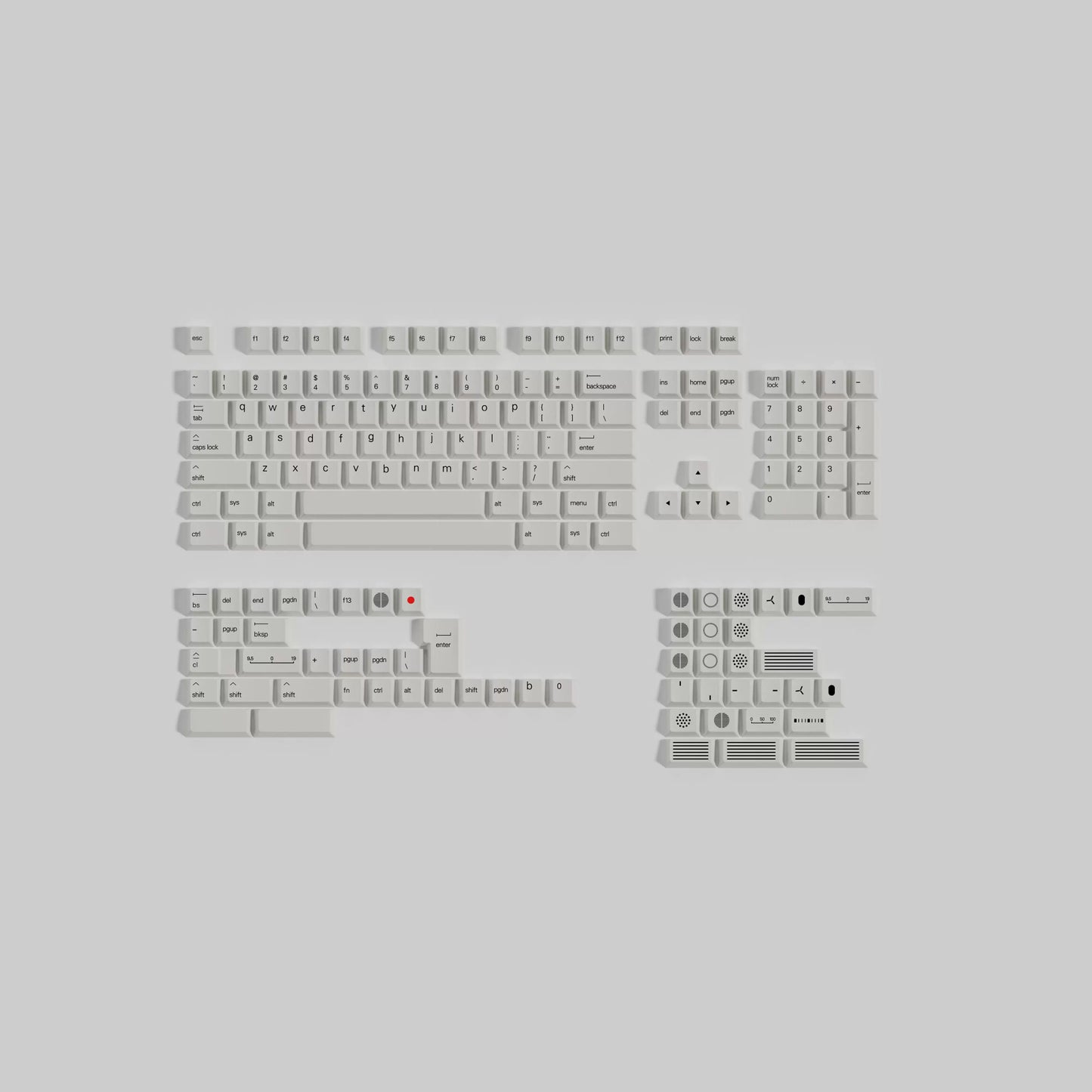 Less but Better keycap set detail 5