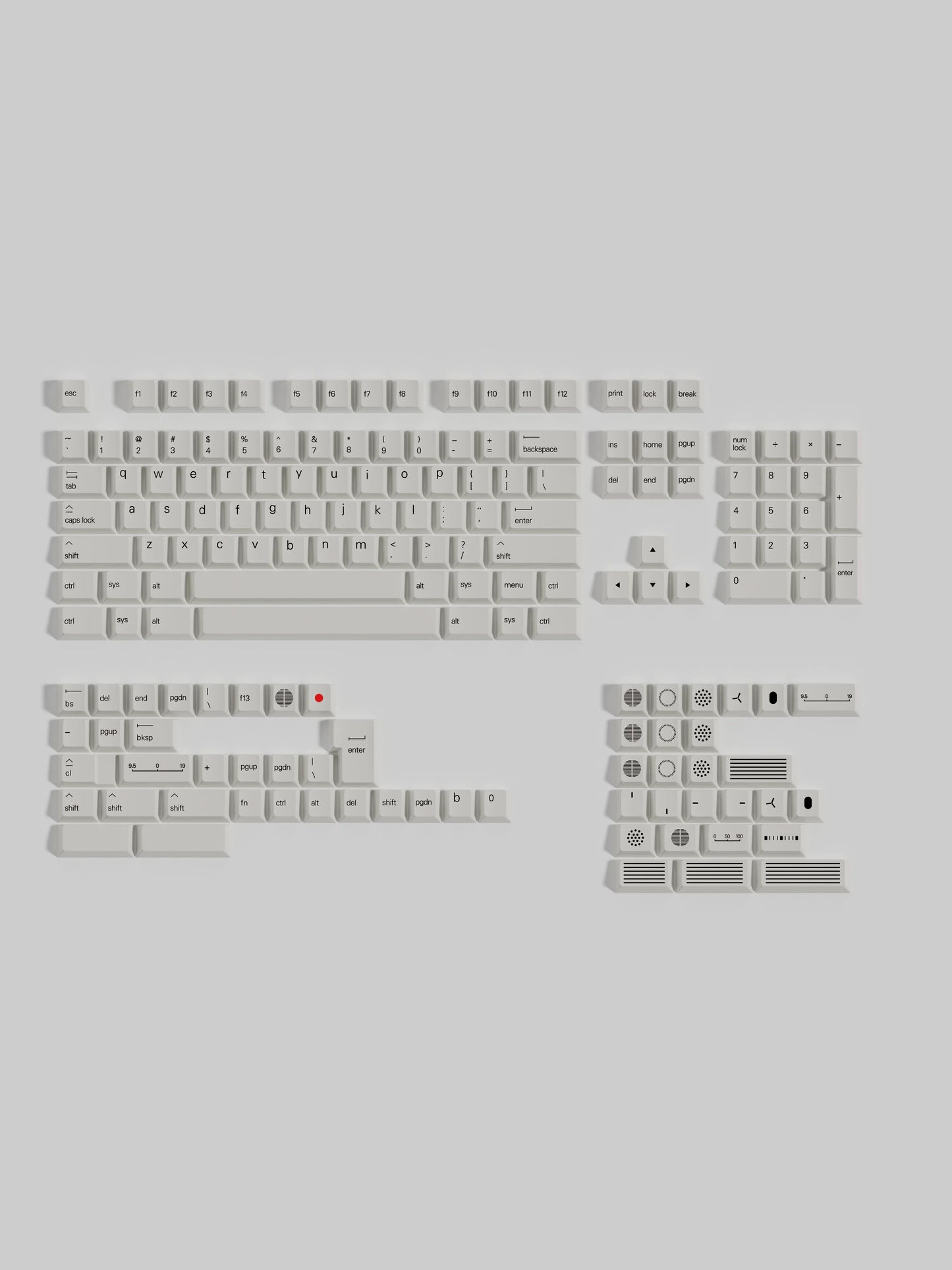 Less but Better keycap set detail 13