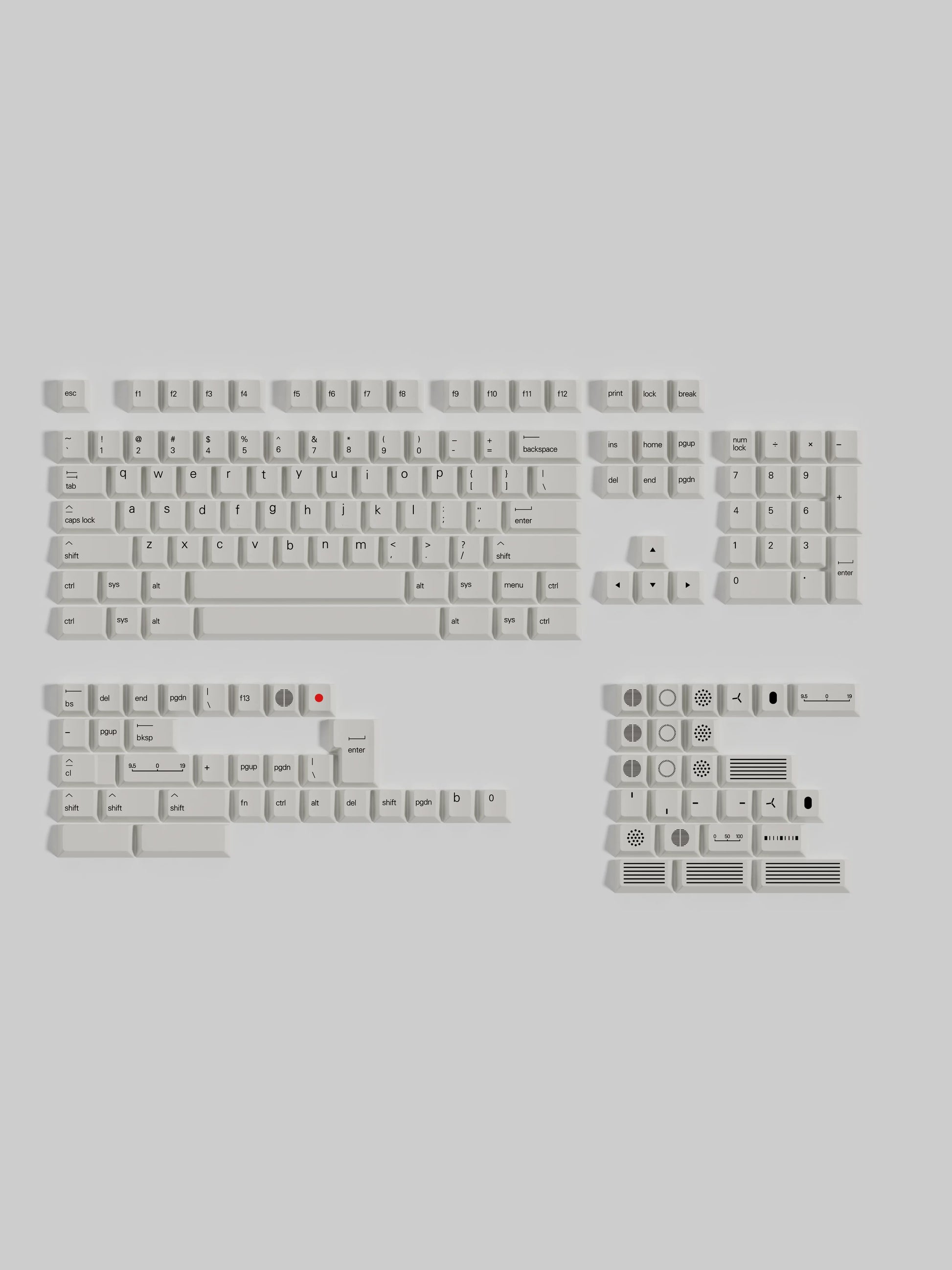 Less but Better keycap set detail 13