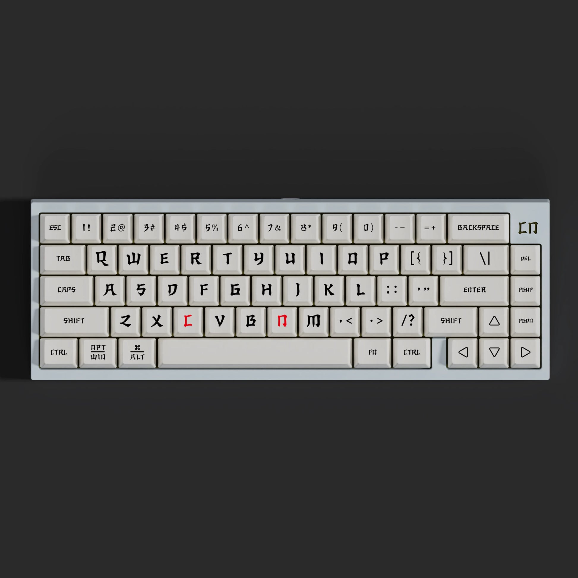Hanzi Culture keycap set close-up