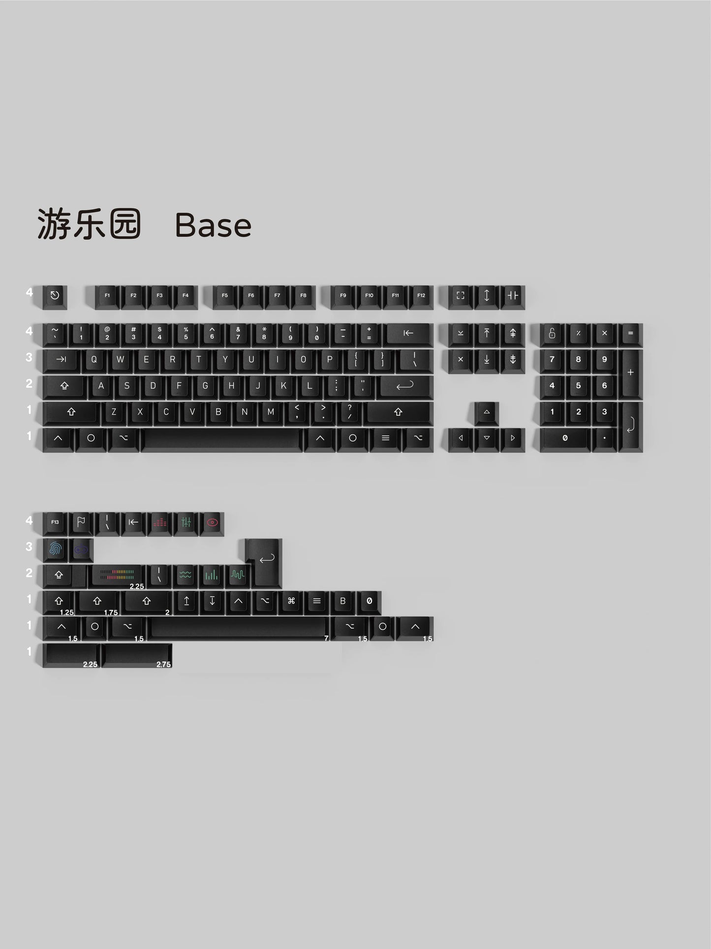 Playground keycap set detail 6