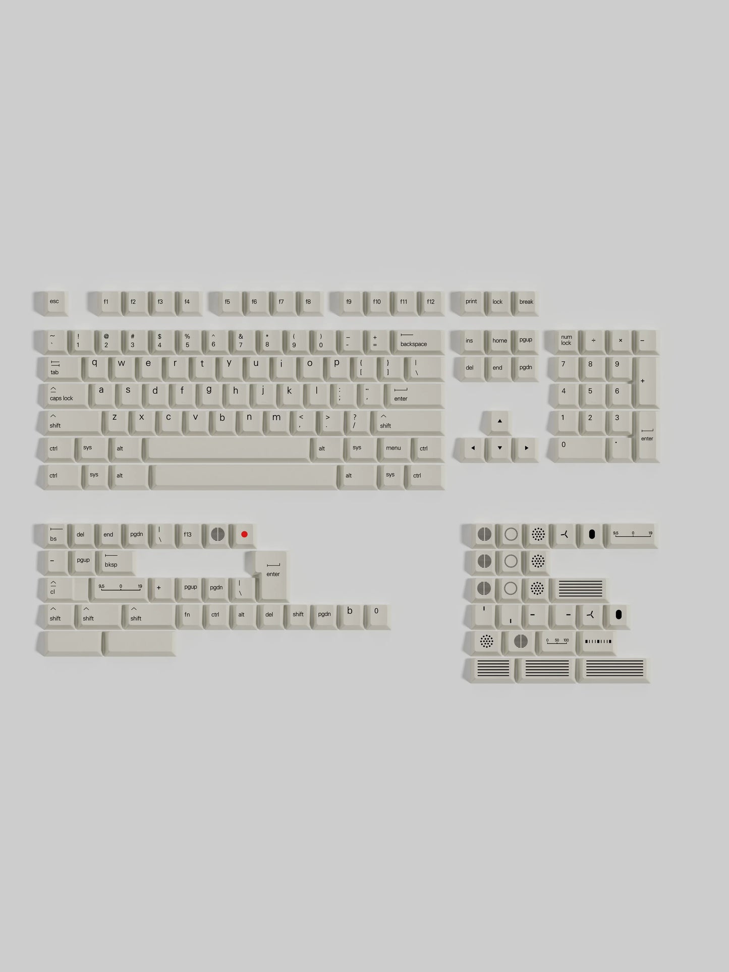 Less but Better keycap set detail 9