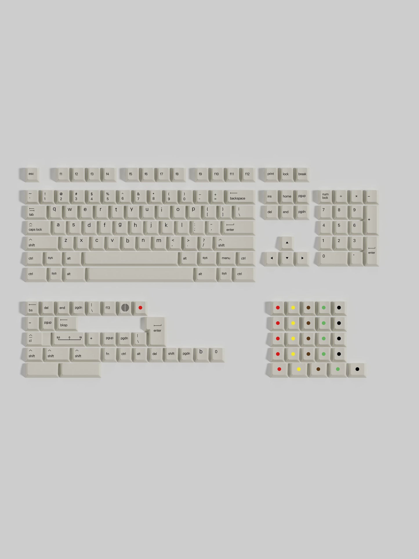 Less but Better keycap set detail 8