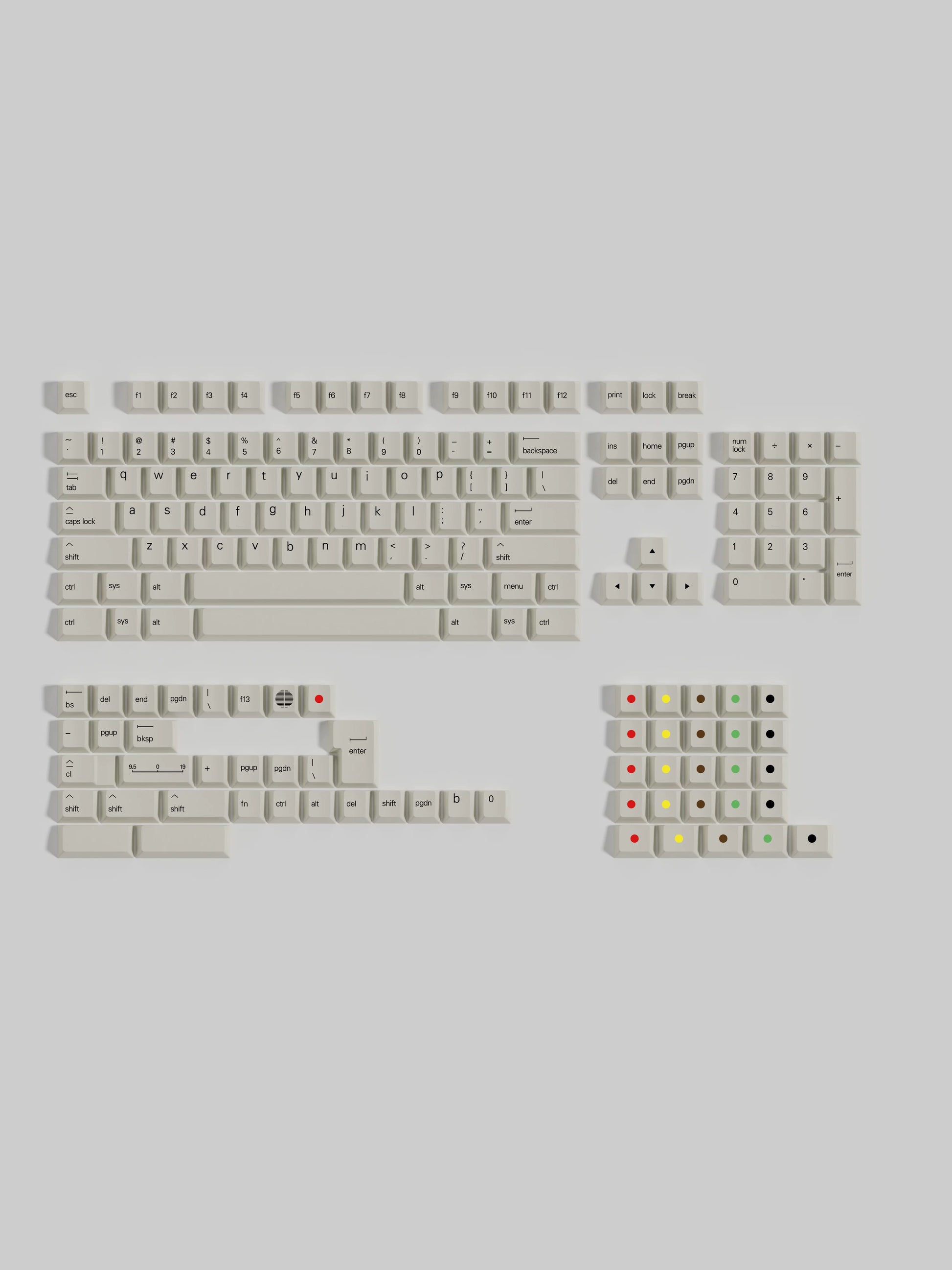 Less but Better keycap set detail 8