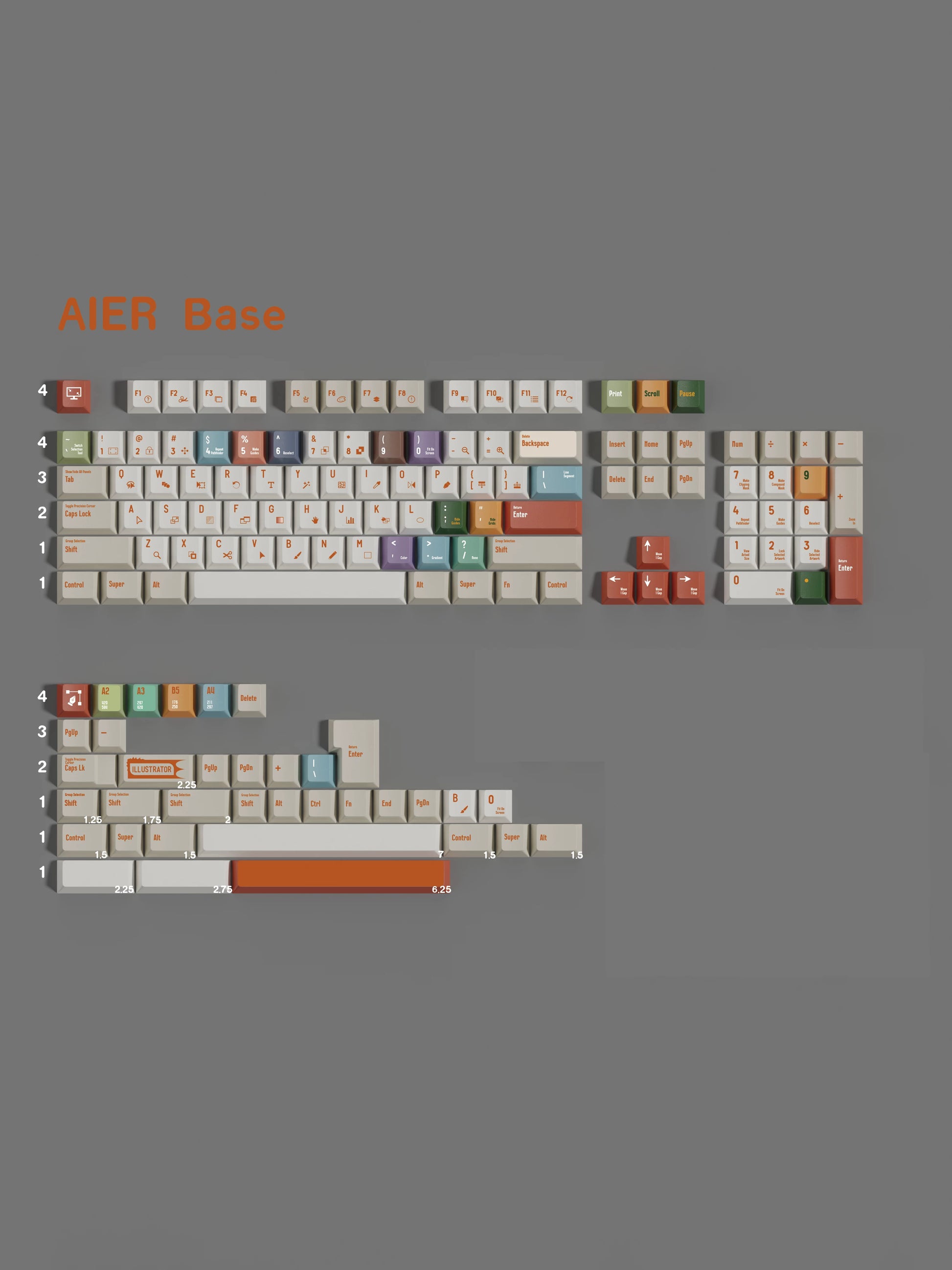 Aier keycap set detail 6