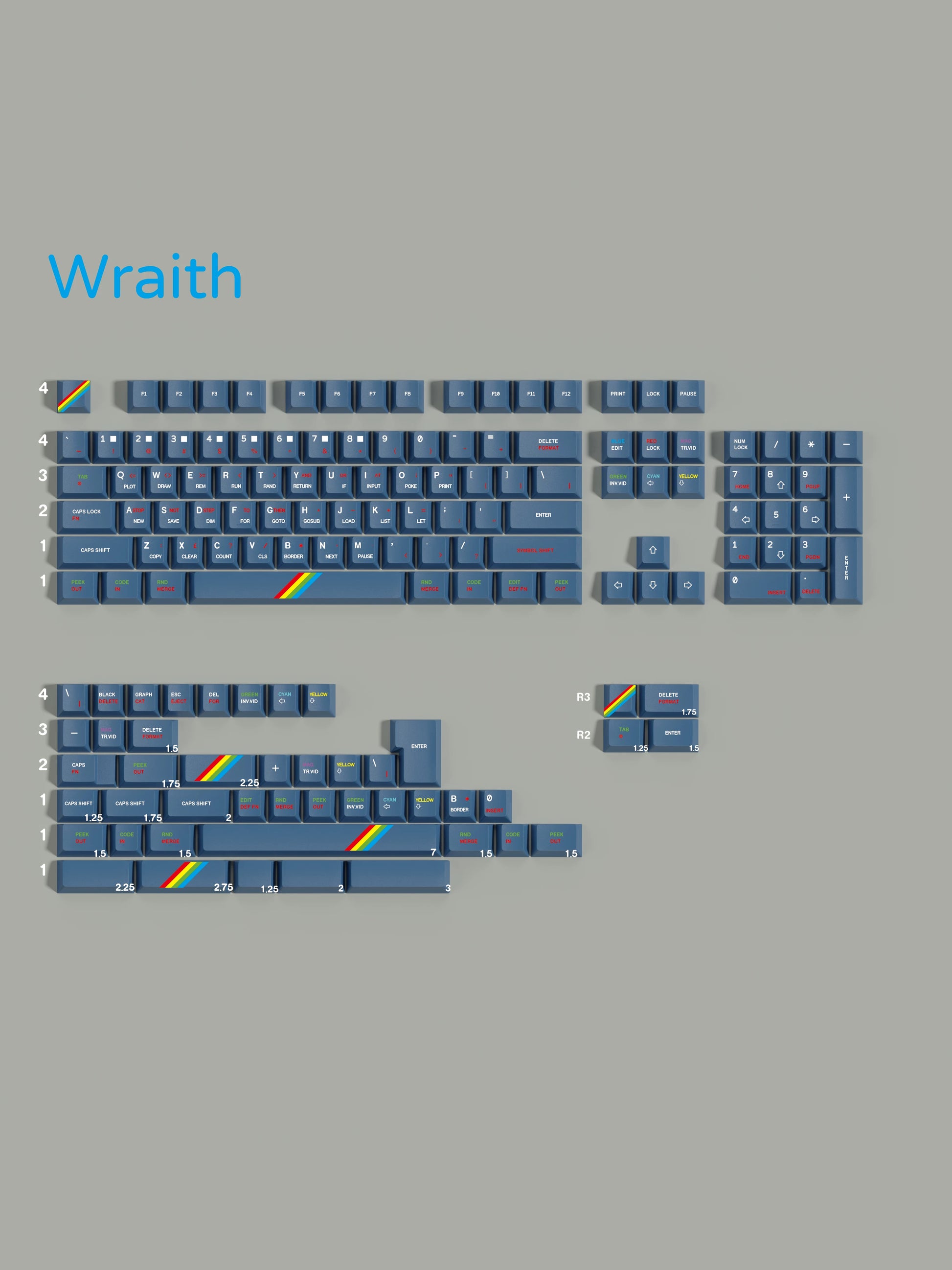 Phantom keycap set detail 7