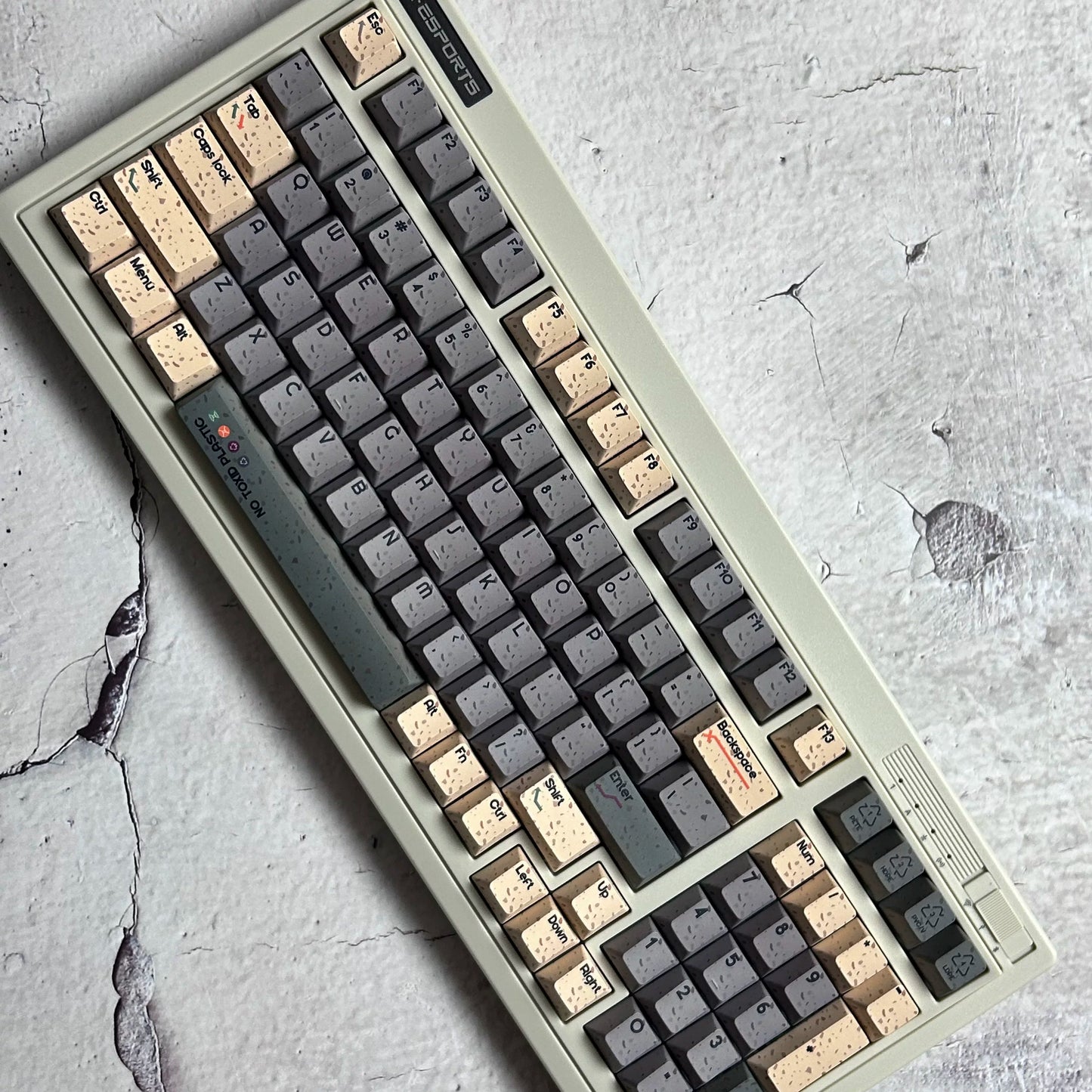 Rebirth keycap set close-up