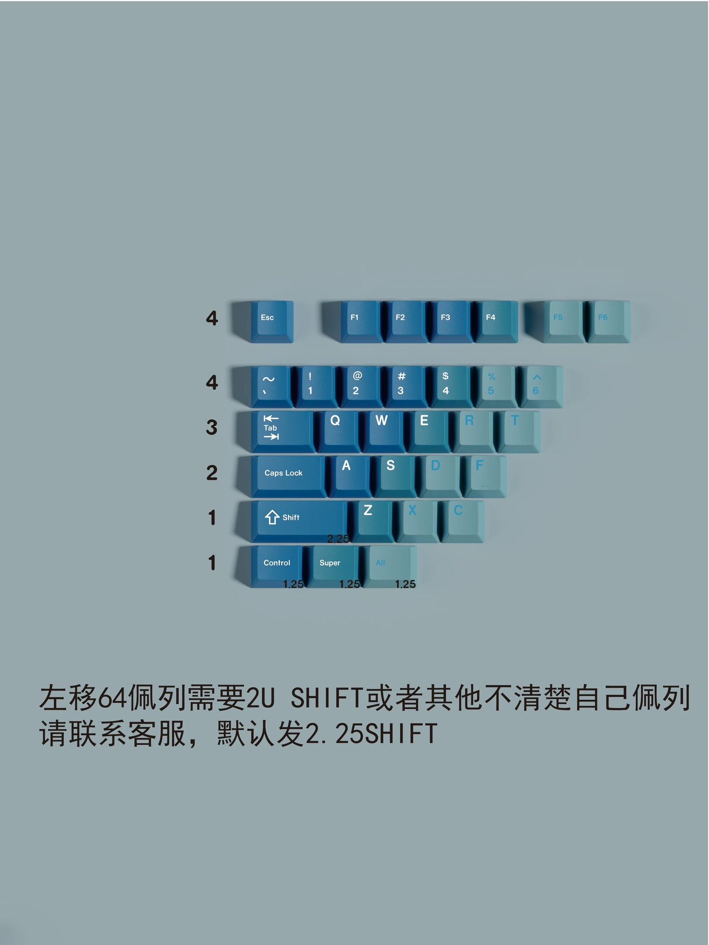 Walker Big Pool keycap set detail 6