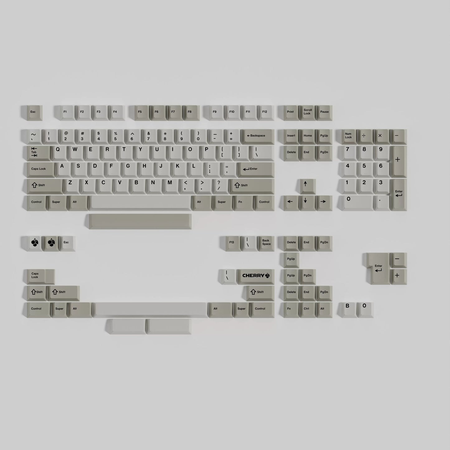 Vintage Style keycap set detail 7