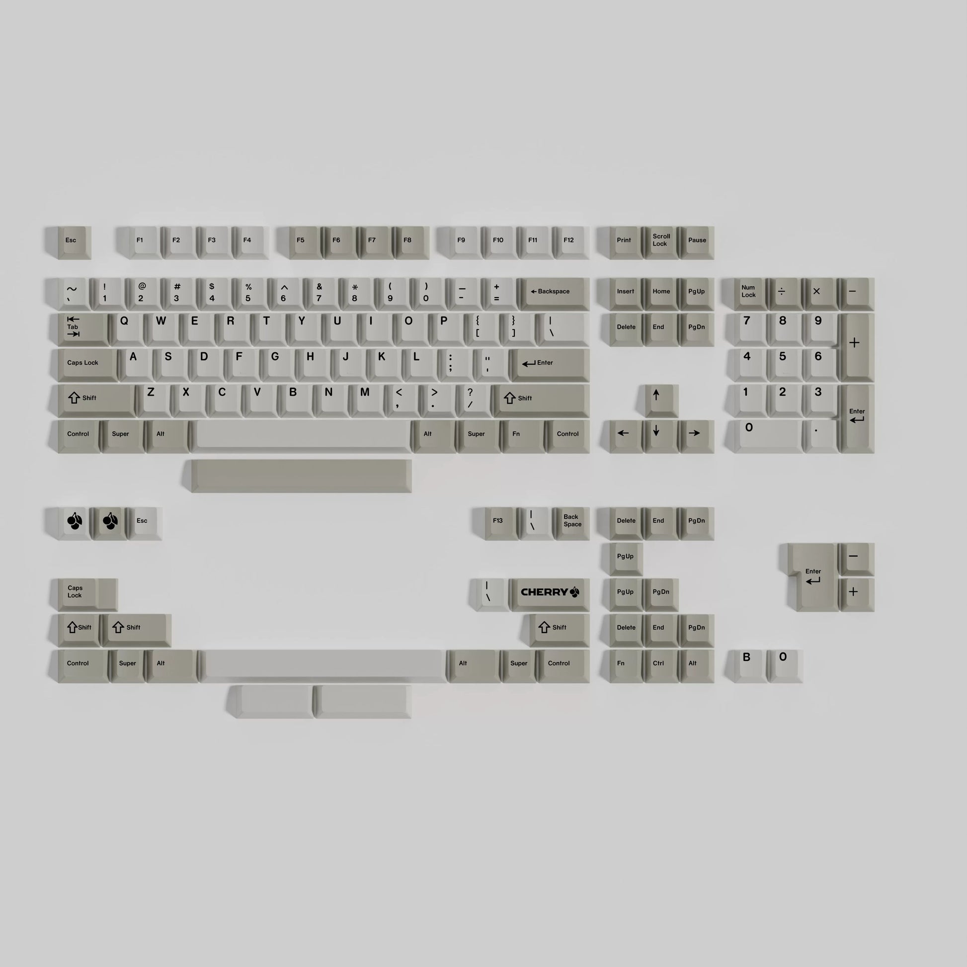 Vintage Style keycap set detail 7