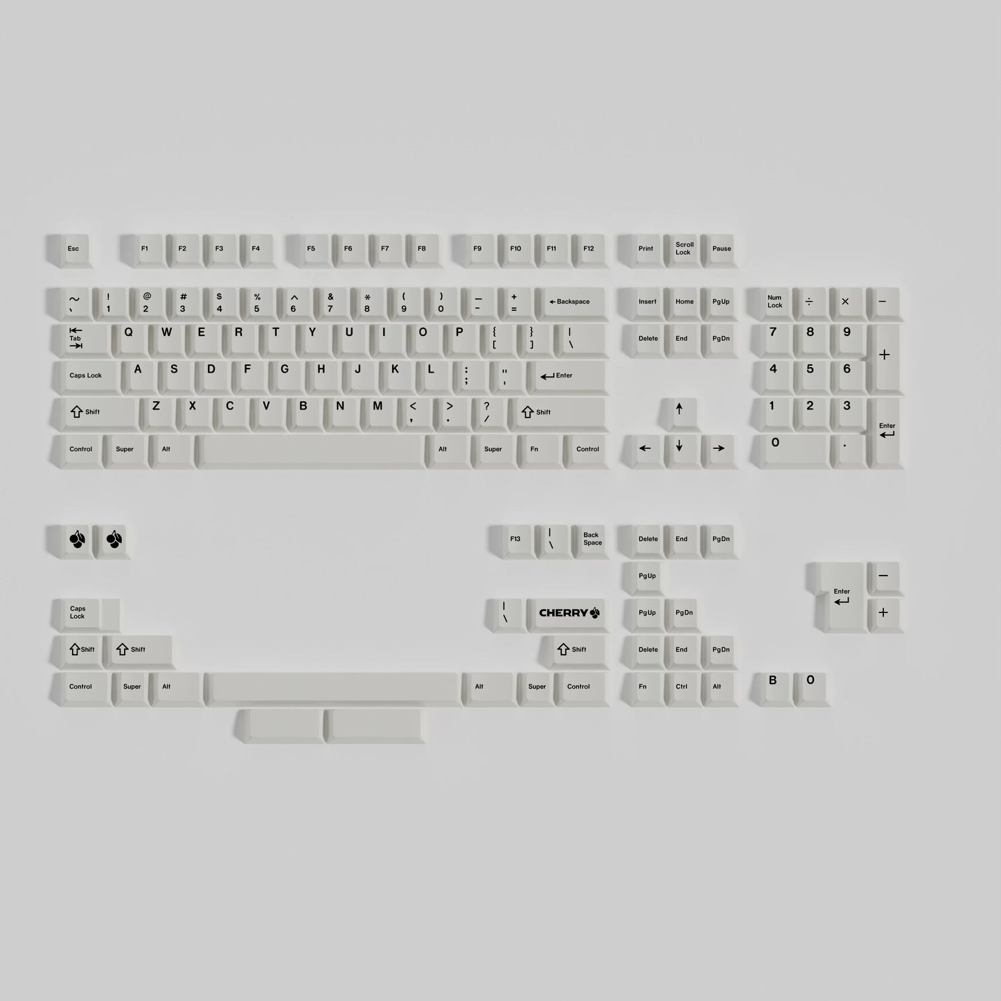 Vintage Style keycap set detail 5