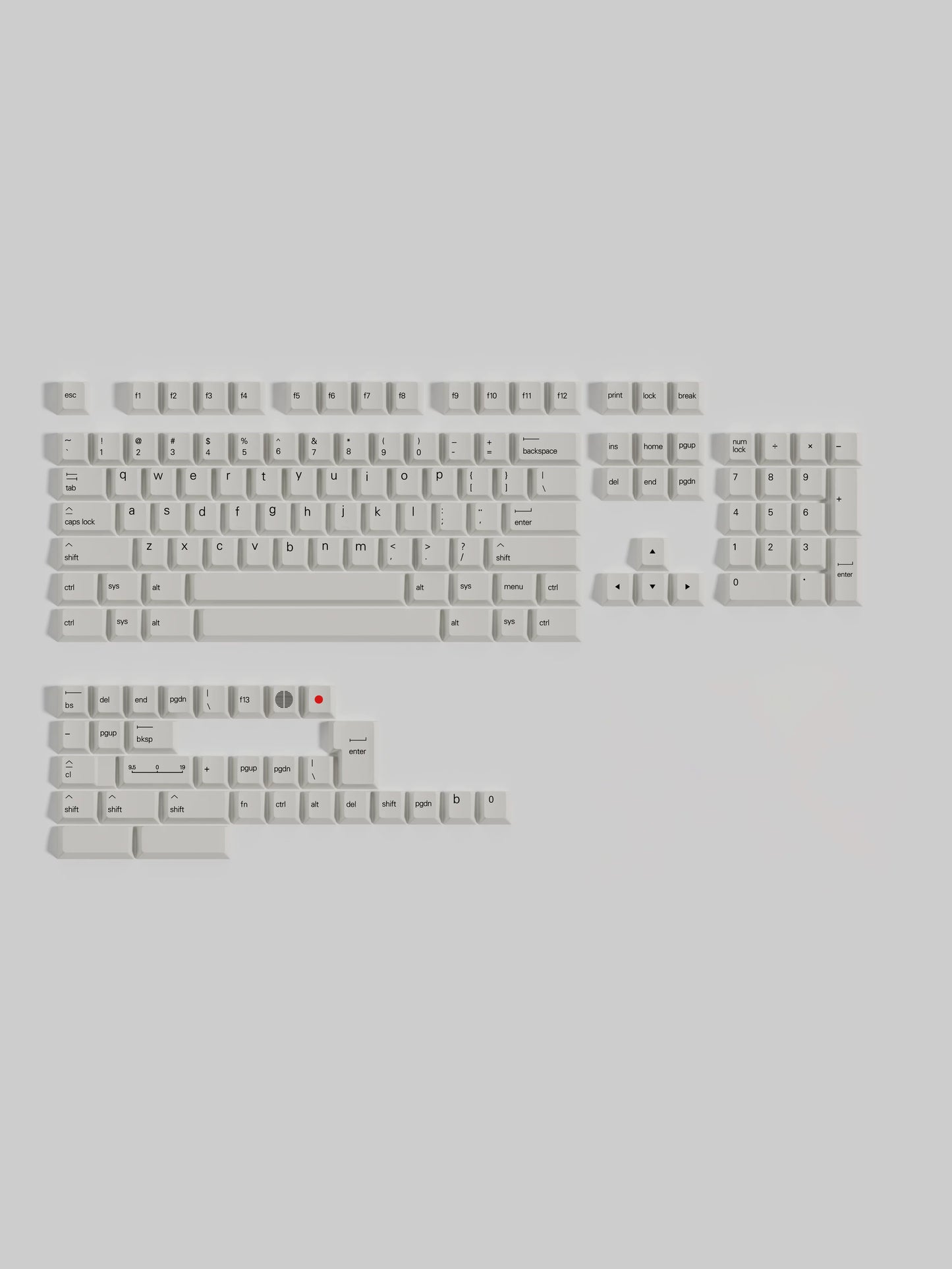Less but Better keycap set detail 11