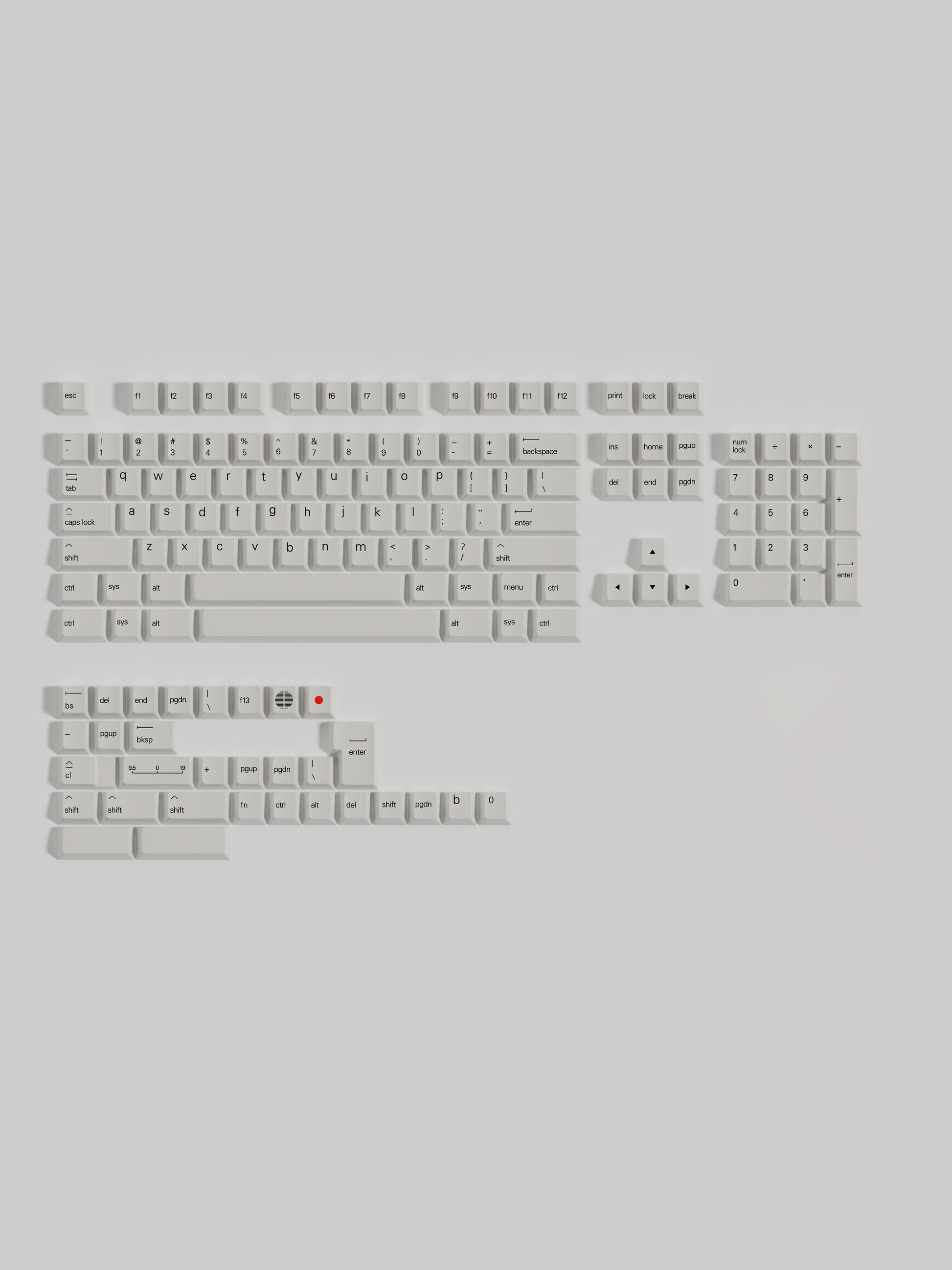 Less but Better keycap set detail 11