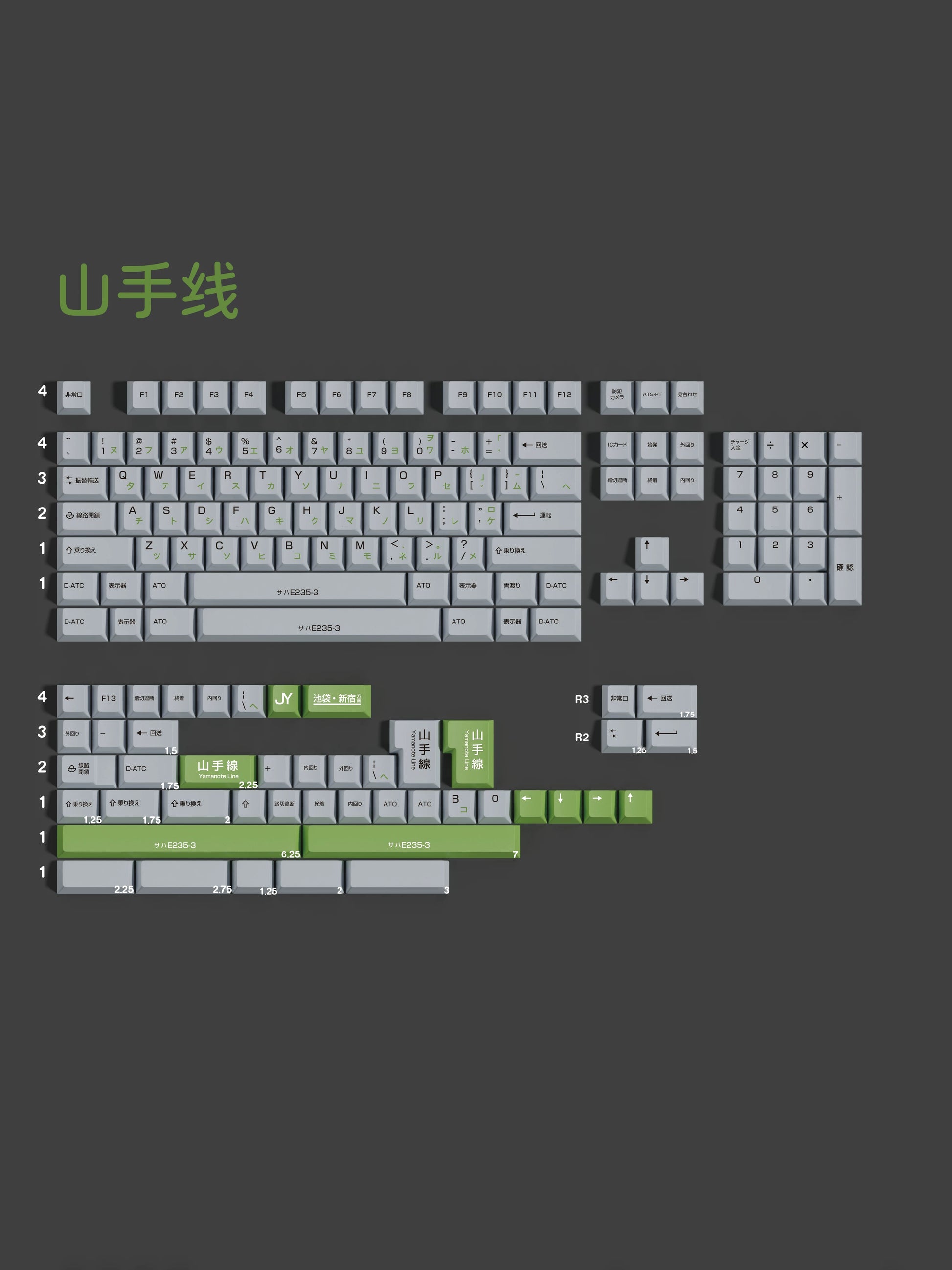 Yamamori Line keycap set detail 5