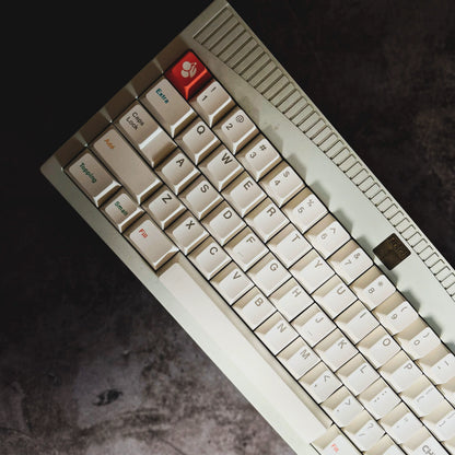 Vintage Style PBT keycap set overview