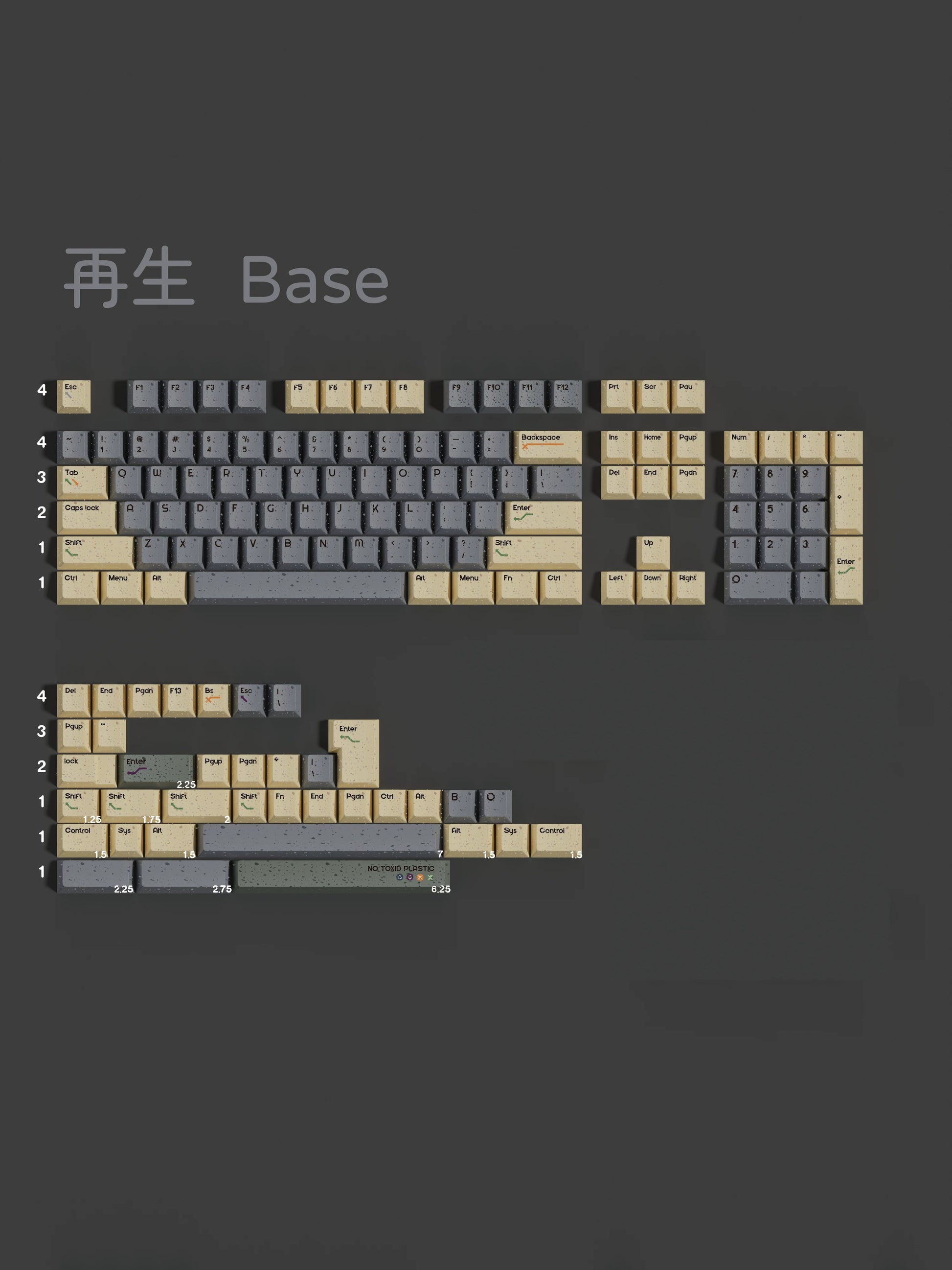 Rebirth keycap set detail 6