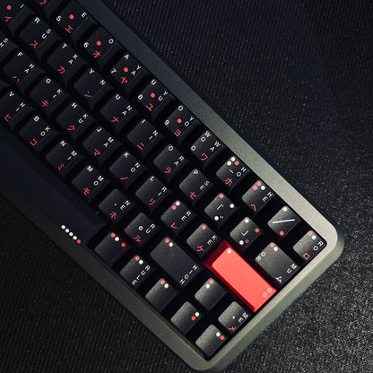 Red Gray keycap set compatibility layout