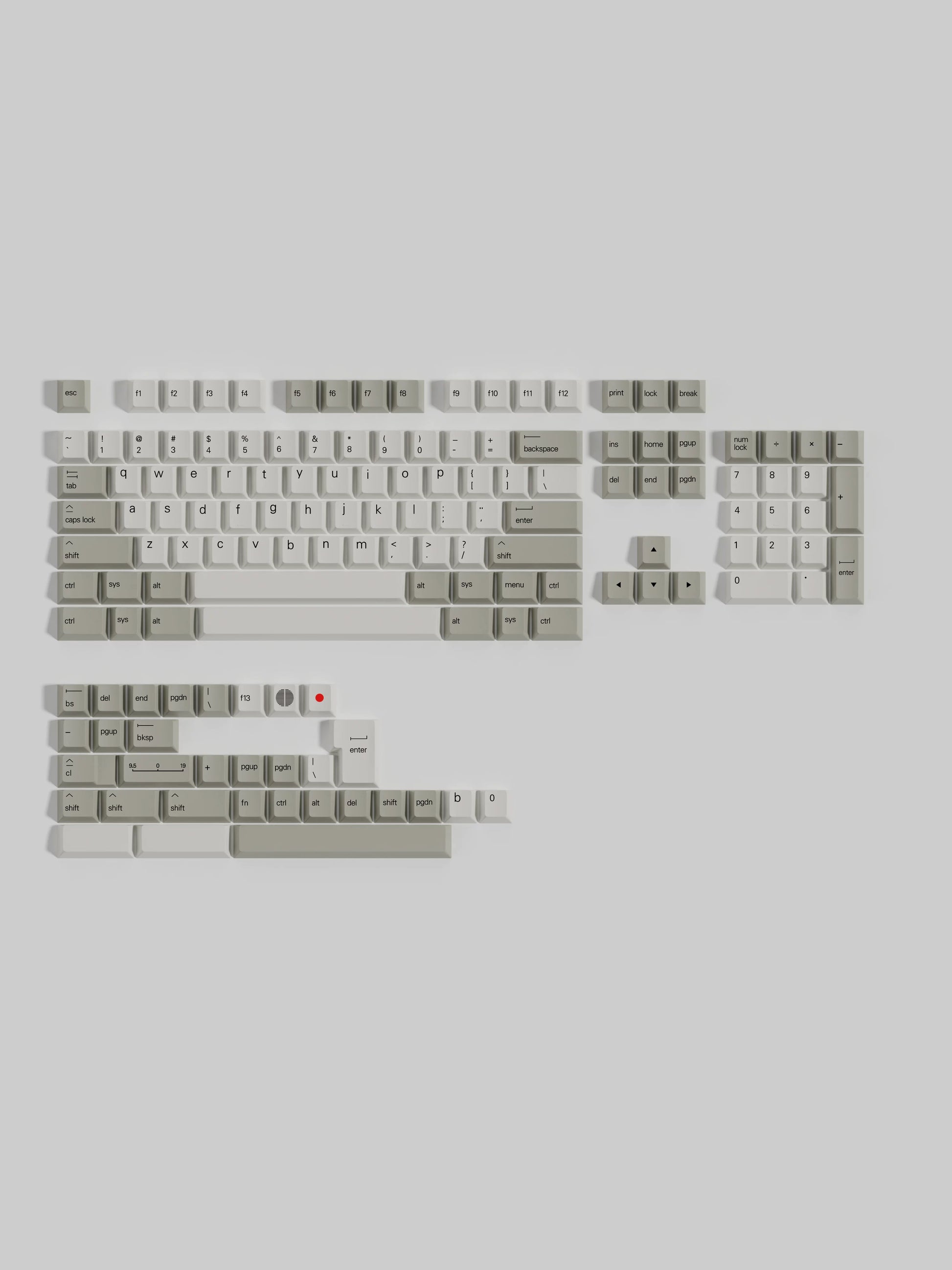 Less but Better keycap set detail 6