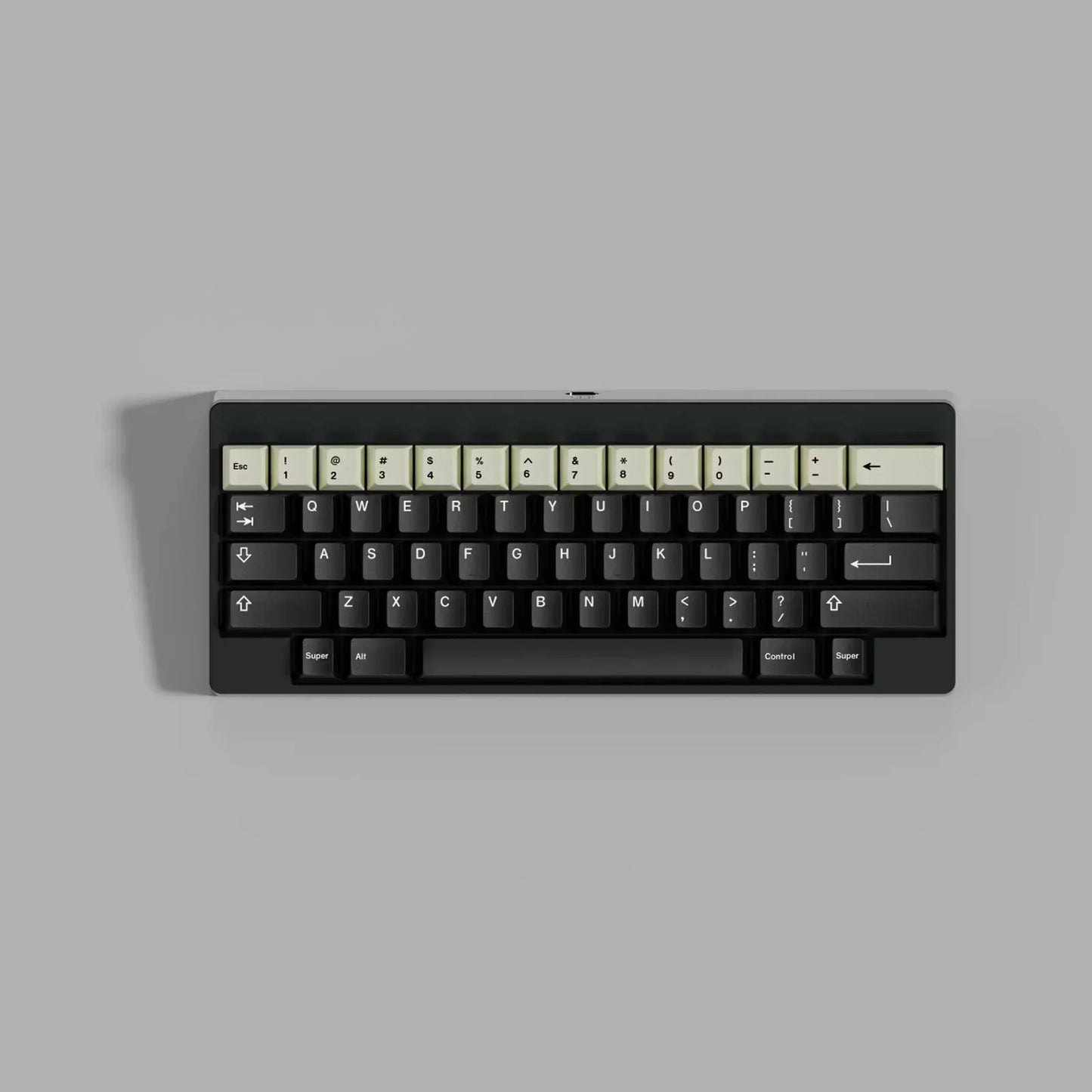Graphite PBT dye-sub keycap set in Cherry profile
