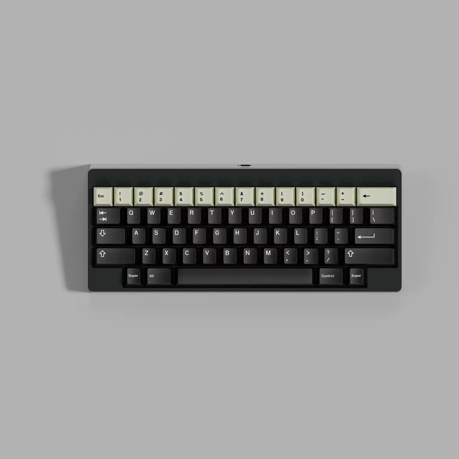Graphite PBT dye-sub keycap set in Cherry profile