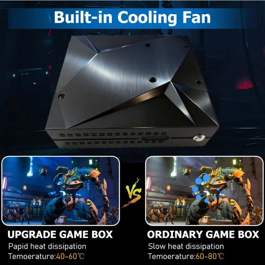GeekZeus Retro Gaming Console Box Pro