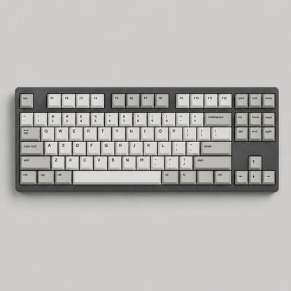 Less but Better PBT dye-sub keycap set on a TKL mechanical keyboard