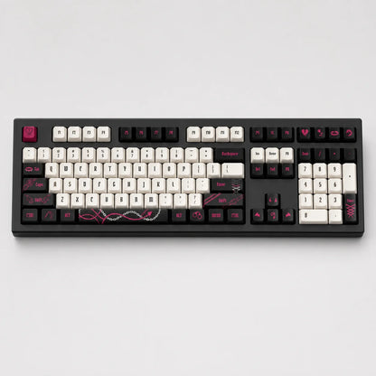 Lust original keycap set on a full-size mechanical keyboard