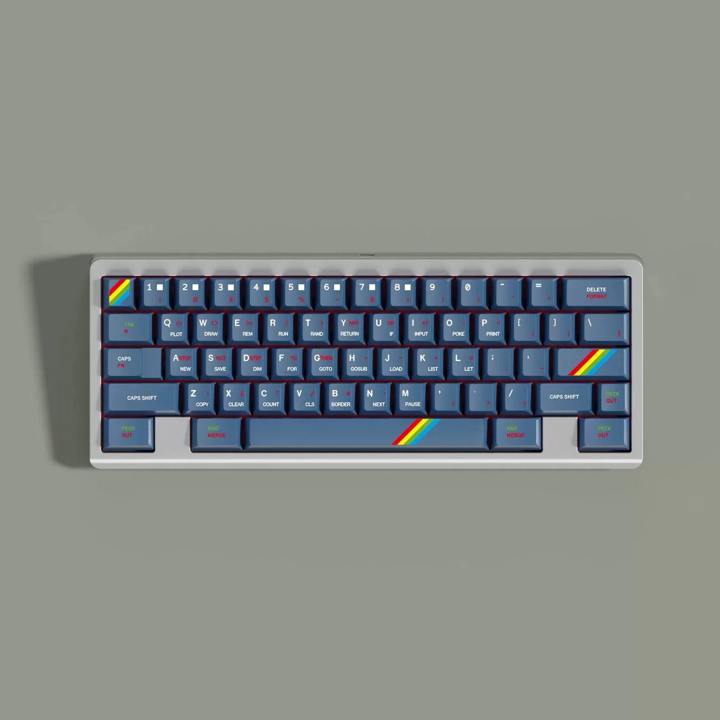 Phantom PBT dye-sub keycap set in Cherry profile