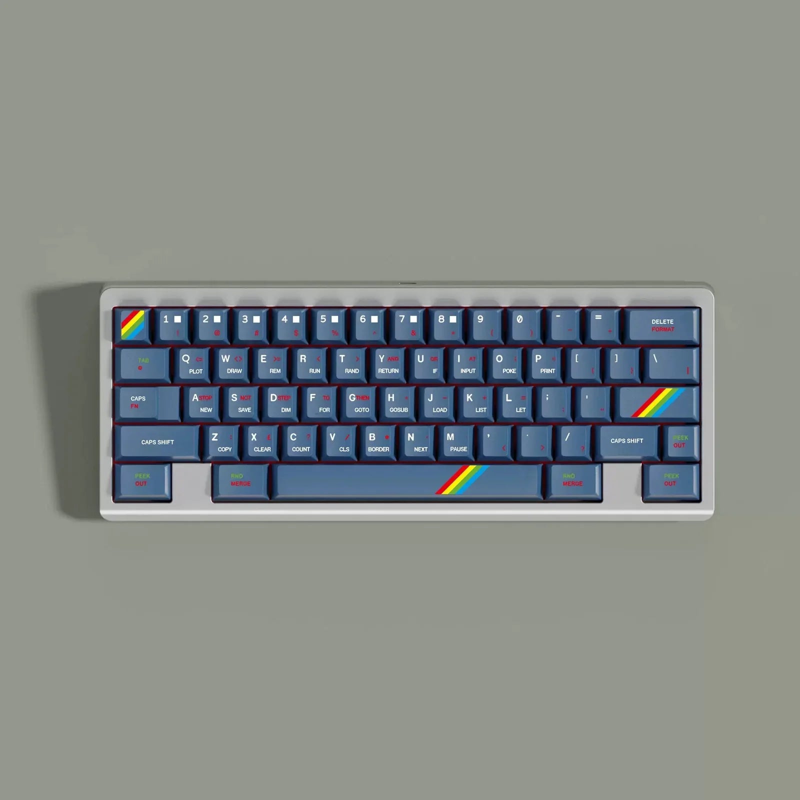 Phantom PBT dye-sub keycap set in Cherry profile