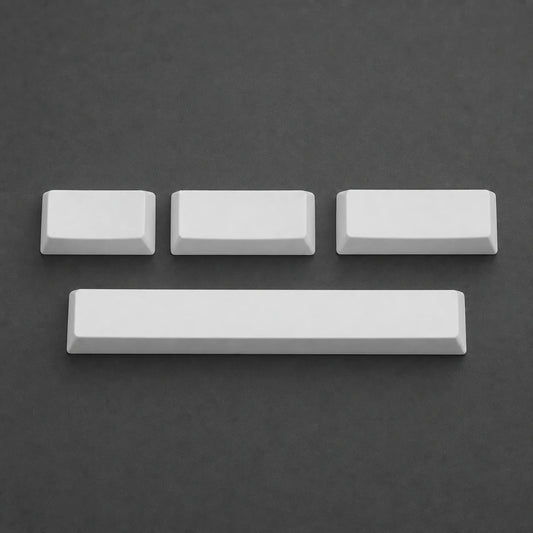 White split spacebar kit with 2.25U, 2.75U, 3U and 7U Cherry-profile keycaps