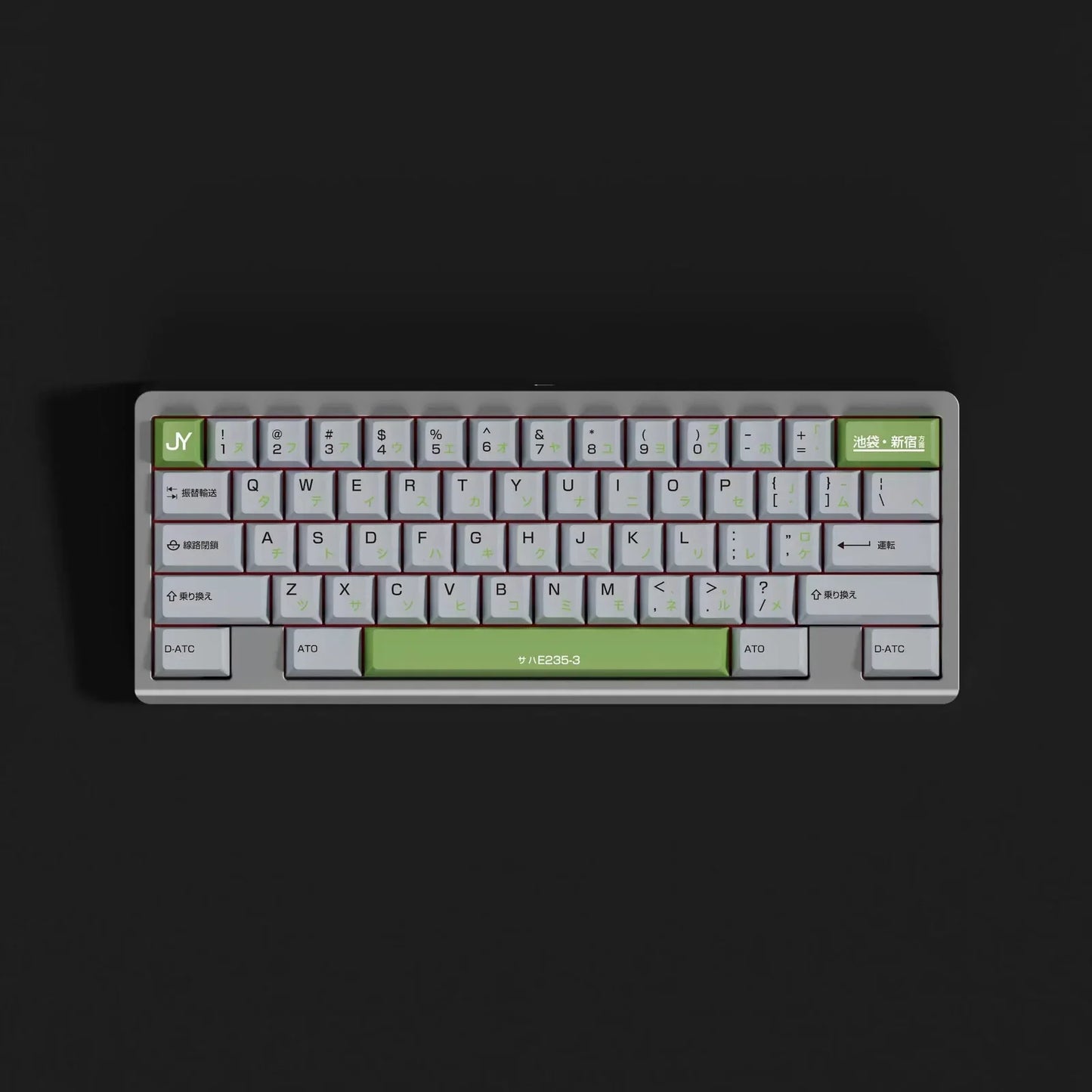 Yamamori Line PBT dye-sub keycap set in Cherry profile