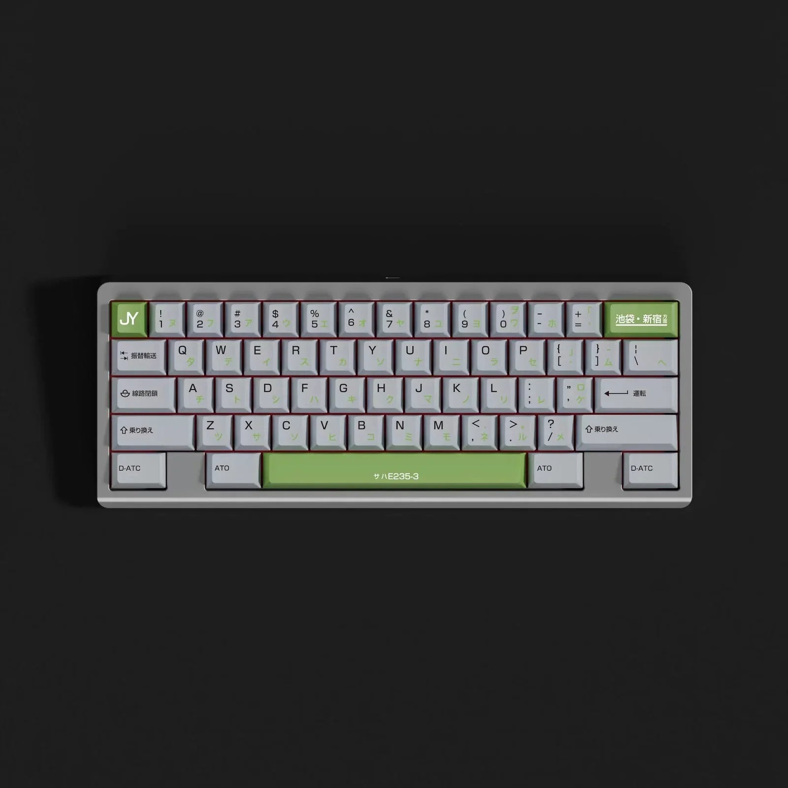 Yamamori Line PBT dye-sub keycap set in Cherry profile